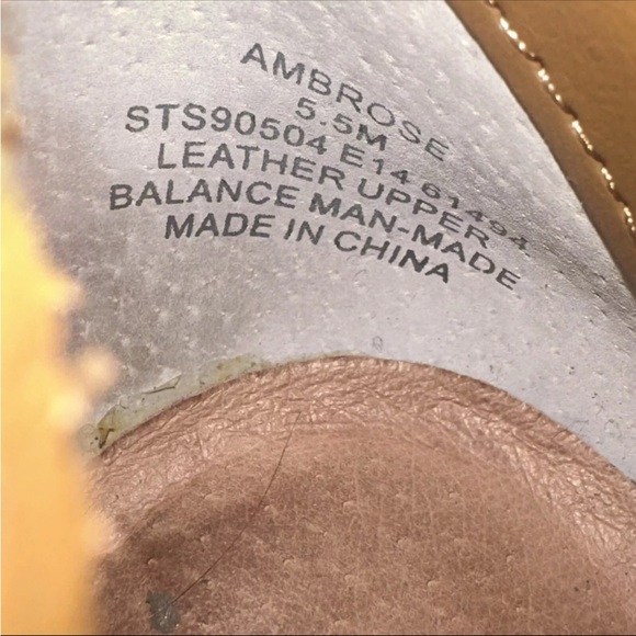 Sperry Ambrose Chelsea Boots Womens Size 5.5 Brown Leather Side Zip Buckle Heel - Picture 3 of 5